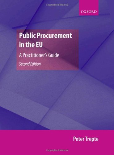 Public Procurement in the EU: A Practitioner's Guide