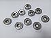 Antrader 10 Pcs Metal Shielded 608ZZ 8 x 22 x 7mm Deep Groove Ball Bearings Silver Tone