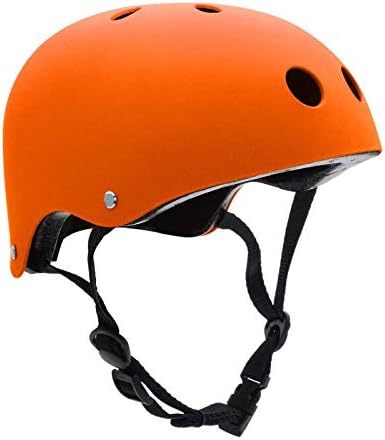 Black skate helmet with adjustable straps and protective padding.