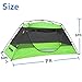 BUG BARRIER - MOSQUITO BUG TENT - INDOOR OUTDOOR POP UP MOSQUITO NET CANOPY 86L X 39 X 35