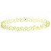 Besteel 8 PCS Womens Rubber Necklace Chain Double Line Tattoo Choker Necklace Stretch Elastic Set for Teen 80s 90s