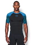 Under Armour Men's UA HeatGear Armour Scope Short Sleeve Compression Shirt Medium Black