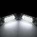 Gempro 2Pcs LED License Plate Light Lamp Assemly for Toyota Camry Yaris Highlander Prius C Avalon, Powered by 18SMD Xenon White LED Lights