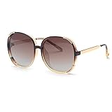 FAGUMA Oversized Round Polarized Sunglasses For Women Brand Designer Shades