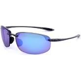 Maui Jim Polarized Men's and Women's Hookipa Rectangular Sunglasses