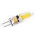 DiCUNO 2 Watt G4 LED Bi-Pin Base COB 12V Light Bulb Warm White 3000K Waterproof Halogen G4 20W ~ 25W led Replacement Pack of 10
