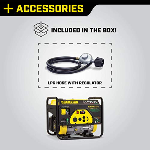 Champion Power Equipment 100165 9375/7500Watt Dual Fuel Portable