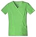 Cherokee Women's Workwear Scrubs Core Stretch Mock-Wrap Top (Small), Honeydew