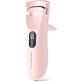 TOUCHBeauty Rechargeable Heated Eyelash Curler with LED Display, Featuring 3-Level Adjustable Temperature for a Natural, Long-Lasting Curl (Up to 24 Hours) AG-2316-Pink