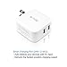 TROND Dual USB Travel Wall Charger (4.8A/24W) with Smart Charging and Foldable Plug, for Apple iPhone iPad, Samsung Galaxy, HTC Nexus Moto Blackberry, Bluetooth Speaker Headset & Power Bank