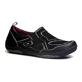 Earth Origins Women's Alison Black Leather Loafer Shoes