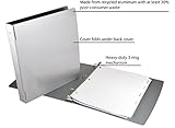 Saunders Recycled Aluminum Ring Binder, 1-Inches Spine, Letter Size, 8.5 x 12-Inches, 1 Binder (00603)