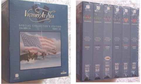 Victory at Sea 1-6 6pc VHS The Most Famous Award Winning Historical Drama of World War II