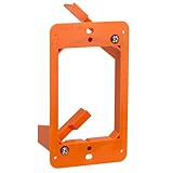 Cmple - Low Voltage Mounting Bracket 1 Gang Multipurpose Drywall Mounting Wall Plate Bracket - Single Gang