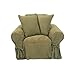 Classic Slipcovers Heavy Microsuede Chair Slipcover, Sage
