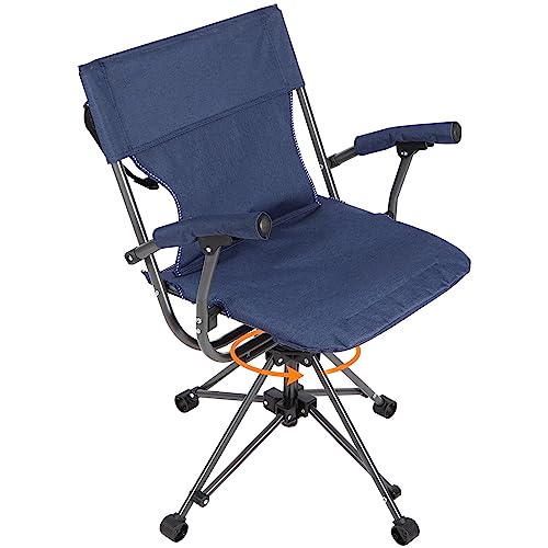 REDCAMP 360 Degree Swivel Camo Hunting Chair for Blinds, Folding
