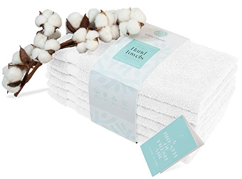 4 Luxury+Hand+Towels+Bathroom+Hotel+Spa+Kitchen+Set+Egyptian