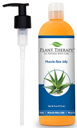 Plant Therapy Muscle Aloe Jelly 16 oz Aromatherapy Jelly, All Natural