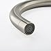 Comllen Kitchen Sink Faucet, Tall Bar Faucets Single Hole, High Arc Stainless Steel, 360° Swivel Spout, Single Handle, Brushed Nickel Kitchen Faucets for RV Prep Kitchen, Hot &Cold Water Hose
