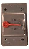 Carlon E98TSCN-CAR Single Gang Weatherproof Toggle Box Cover