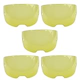 5 PACK 0700000803 Amber Front Cover Lens, Amber