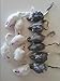 Real Rabbit Fur Mice Cat Toys 12-Pack