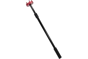 scottchen PRO RV Vent knob tool,RV vent opener with adjustable pole,RV/Trailer Roof Vent Extendable Opening Stick, Crank for RV Camper Vent Cover,5 wooden dowels Head-1pack