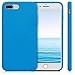 kwmobile Case Compatible with Apple iPhone 7 Plus/iPhone 8 Plus Case - TPU Silicone Phone Cover with Soft Finish - Radiant Blue