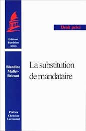 La  substitution de mandataire