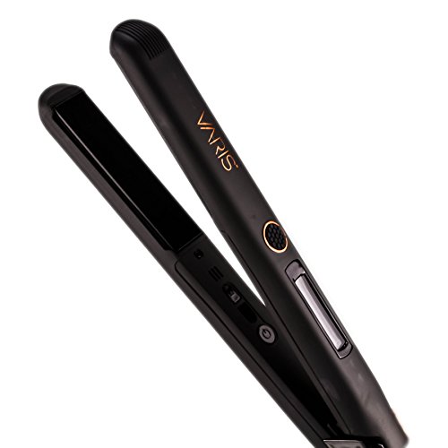 VARIS Creative Energy Smoother, 1 Inch Professional Ceramic Flat Iron, Digital Temperature Control