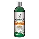 Vet's Best Flea Itch Relief Dog Shampoo | Flea Bite Relief for Dogs | Relieves Irritation and Itching from Flea Infestations | 16 Ounces