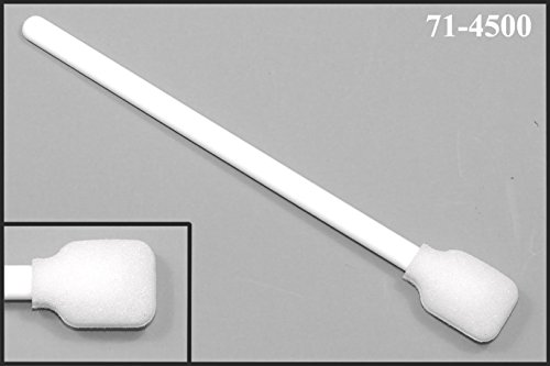 Bag of 500 Foam Swabs 5" Square Head Cleaning Swabs 714500500