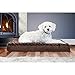 Furhaven Pet Dog Bed | Deluxe Orthopedic Mat Ultra Plush Faux Fur Traditional Foam Mattress Pet Bed w/ Removable Cover for Dogs & Cats, Chocolate, Mediumthumb 3