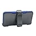 iPhone 7 Plus / 8 Plus Cover | 2-in-1 Screen Protector & Holster Case | Full Body, Military Grade Edge-to-Edge Protection with carrying belt clip, Navy Blue / Blue