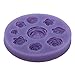 niceeshop(TM) 9 Cavity Rose Flower Shape DIY Cake Decorating Fondant Silicone Sugar Craft Molds,Random Color