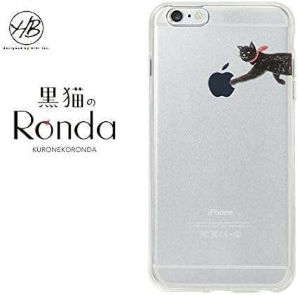 Amazon Y Hb Iphone6s Plus Iphone6 Plus 両対応 5 5インチ ソフトtpuケース キャラクター ネコ Imd光沢印刷 黒猫のronda ロンダ B クリア ケース カバー 通販