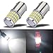 iBrightstar Newest 9-30V Super Bright Low Power 1156 1141 1003 BA15S LED Bulbs with Projector replacement for Back Up Reverse Lights,Brake Lights,Tail Lights,Rv lights,Xenon White primary