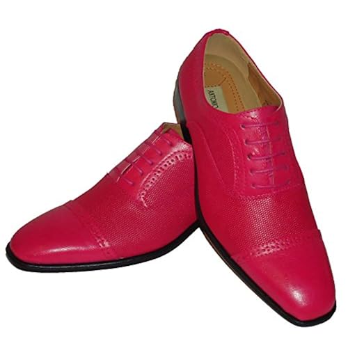 mens fuschia dress shoes