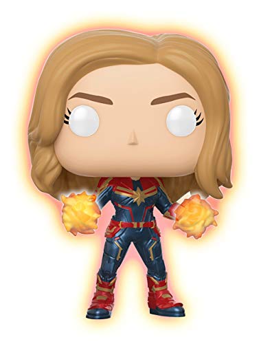 Funko Pop 432 Captain Marvel Glow In The Dark Exclusive Vinyl Bobblehead Figure