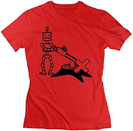 LiyingSong Women's Robot Kills The Tree 1c T-Shirt
