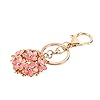 Charm hanger hoge kwaliteit kristal bloem sleutelhanger legering, voor tas decoratie, voor cadeau