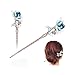 STARROP Chinese Hair Chopstick Hair Decor flower Hair Pin Hair Clip Metal Hair Stick