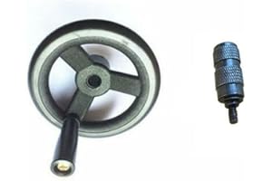 QXNASU Quill Feed Handwheel & Forward Feed Reverse Knob For Bridgeport Milling Machine