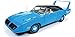 1970 Plymouth Superbird Petty Blue with Black Top 50th Anniversary Looney Tunes Limited Edition to 1002 Pieces Worldwide 1/18 Diecast Model Car by Autoworld AMM1137