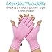Vive Arthritis Gloves - Rheumatoid Compression Hand Glove for Men & Women - Osteoarthritis, Arthritic Joint, Computer Typing Pain Relief - Carpal Tunnel Wrist Support - Open Finger (Pink)