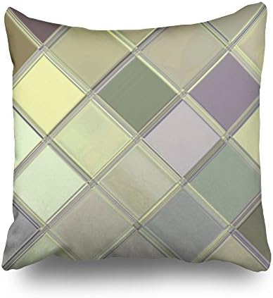 Pakaku Throw Pillows Covers For Couch/Bed 18 x 18 inch,Olive And Eggplant Mediterranean Art Custom Home Sofa Cushion Cover Pillowcase Gift Decorative Hidden Zipper Summer Beach Sunlight