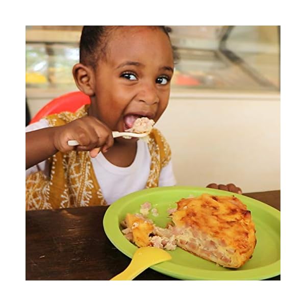 Bamboo-Kids-Spoons-Forks-Set-for-Baby-Feeding-Dinnerware-Utensils-Pack-for-Children-Dishwasher-Safe-Natural-Tableware-Plastic-Free-Set-of-10 Bamboo Kids Spoons & Forks Set for Baby Feeding - Dinnerware Utensils Pack for Children, Dishwasher Safe - Natural Tableware, Plastic Free, Set of 10