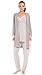 Olian Anne 4 pc Maternity Nursing PJ Grey Stripe Gift Set