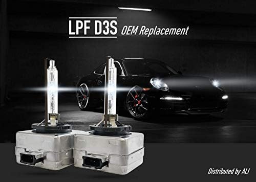 LPF OE Replacement HID XENON Headlight bulbs 35W - D1S, D2S, D2R, D3S, D4S, D4R 4300K/5000K/6000K - Pack of 2 (D3S, 6000K)