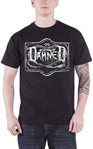 The Damned Chiswick Singles Official Mens New Black T Shirt